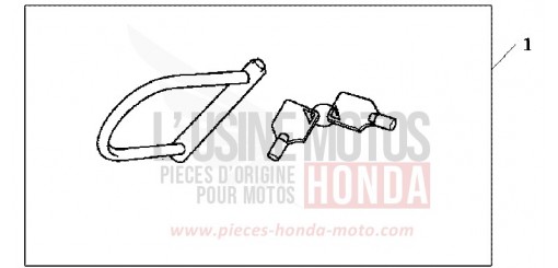 DF U LOCK 120/340 HAC CBR600F4 de 2004